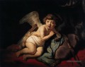 Cupidon soufflant des bulles de savon Rembrandt